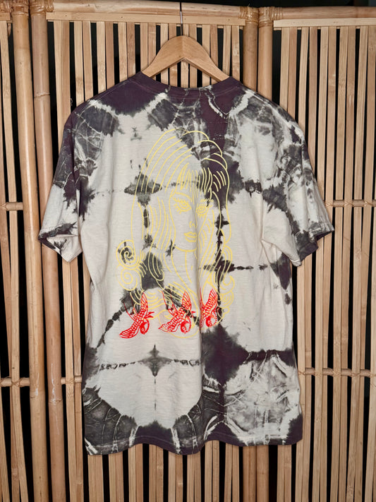 Itajime Shibori dye one off