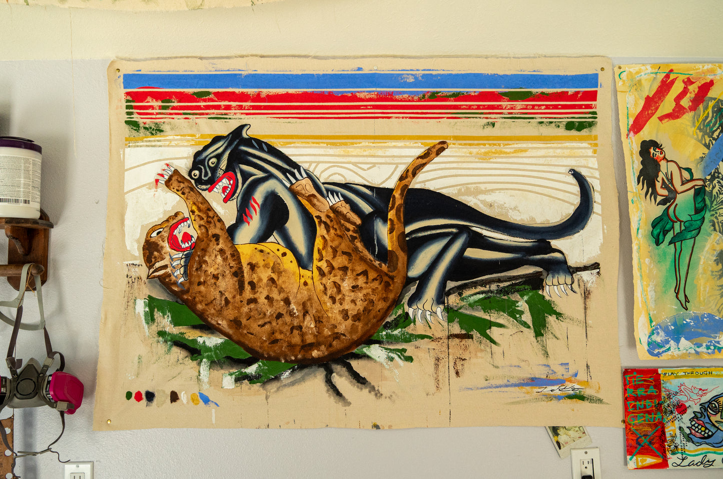 Cat fight