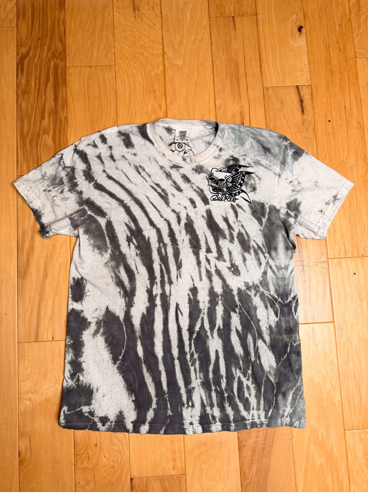 One off águila/ arashi shibori style dye